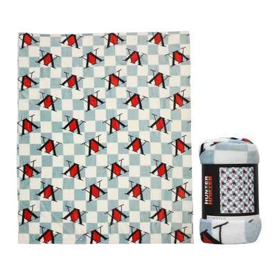 Hunter x Hunter - Logo Checkered Throw Blanket