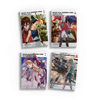 Mobile Suit Gundam Wing Endless Waltz: Glory of the Losers Manga (5-8) Bundle