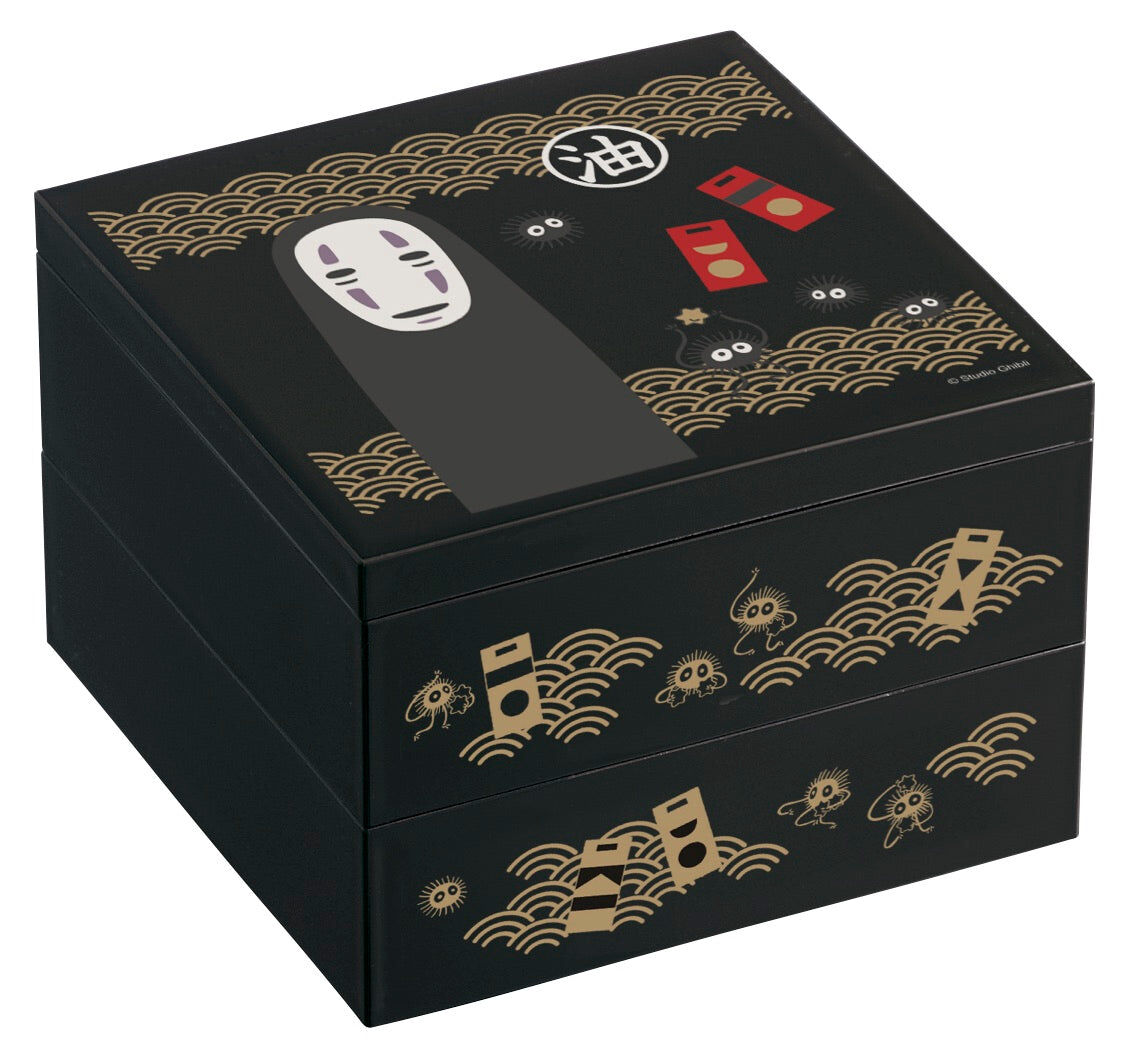 Spirited Away - No Face Traditional Japanese 2-Tier Bento Box