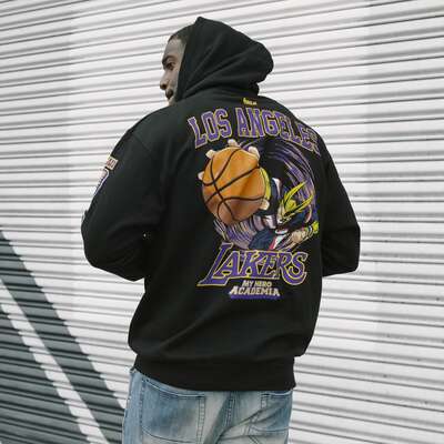 My Hero Academia x Hyperfly x NBA - Los Angeles Lakers All Might Hoodie