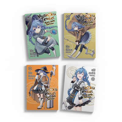 Mushoku Tensei: Roxy Gets Serious Manga (9-12) Bundle