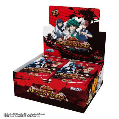My Hero Academia - Collectible Card Game Series 2: Crimson Rampage Booster Box