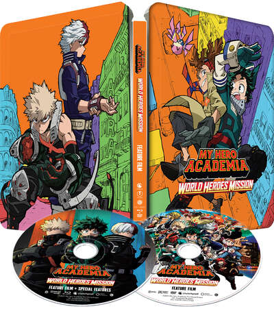 My Hero Academia: World Heroes' Mission - Blu-ray + DVD - SteelBook