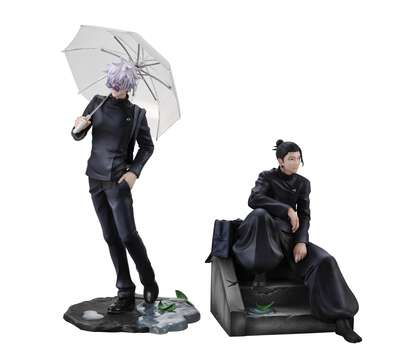 JUJUTSU KAISEN - Suguru Geto & Satoru Gojo Figure Set (Kosen Ver.) With Gift - Crunchyroll Exclusive