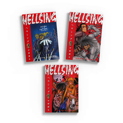 Hellsing Manga 2nd Ed (8-10) Bundle