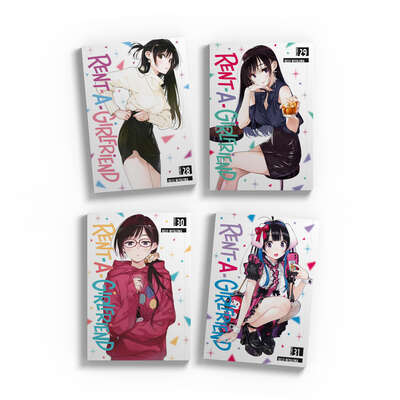 Rent-A-Girlfriend Manga (28-31) Bundle