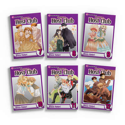 Ouran High School Host Club Manga (7-12) Bundle