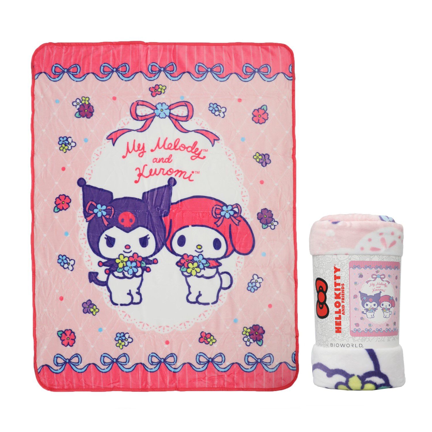 sanrio-my-melody-kuromi-throw-blanket