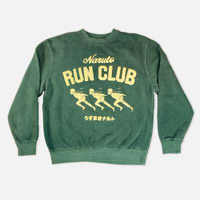 Naruto Shippuden - Naruto Run Club Crew Sweatshirt - Crunchyroll Exclusive