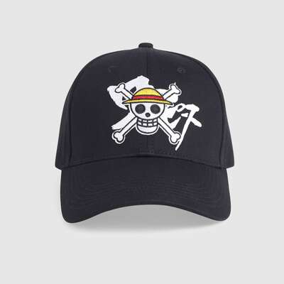 One Piece x Dim Mak - Straw Hats Black Cap