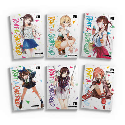 Rent-A-Girlfriend Manga (1-6) Bundle