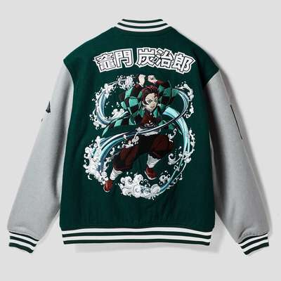 Demon Slayer: Kimetsu no Yaiba x Team Liquid - Tanjiro Varsity Jacket