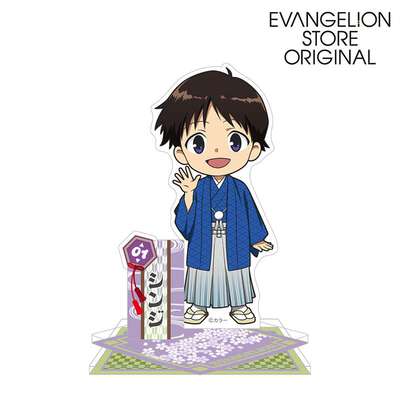 Rebuild of Evangelion - Shinji Acrylic Stand (Chibi Ver.) - Crunchyroll Exclusive