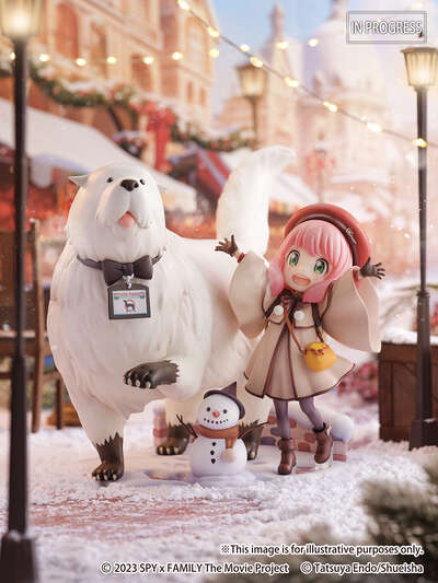 SPY x FAMILY CODE: White - Anya & Bond Forger 1/7 Scale Shibuya Scramble Figure