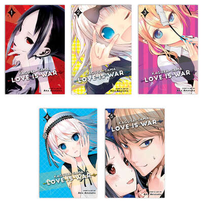 Kaguya-Sama: Love Is War Manga (1-5) Bundle
