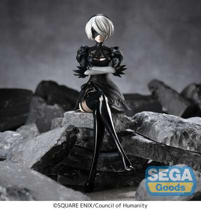 NieR:Automata Ver1.1a - 2B PM Prize Figure (Perching Ver.)