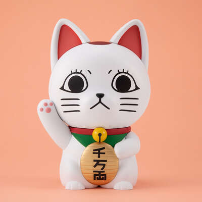 DAN DA DAN - Turbo Granny Occultic Sofubi Collection Figure (Fortune Cat Ver.) - Crunchyroll Exclusive