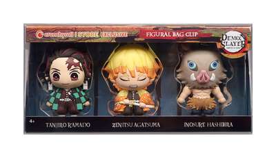 Demon Slayer: Kimetsu no Yaiba - Figural Bag Clip Set - Crunchyroll Exclusive