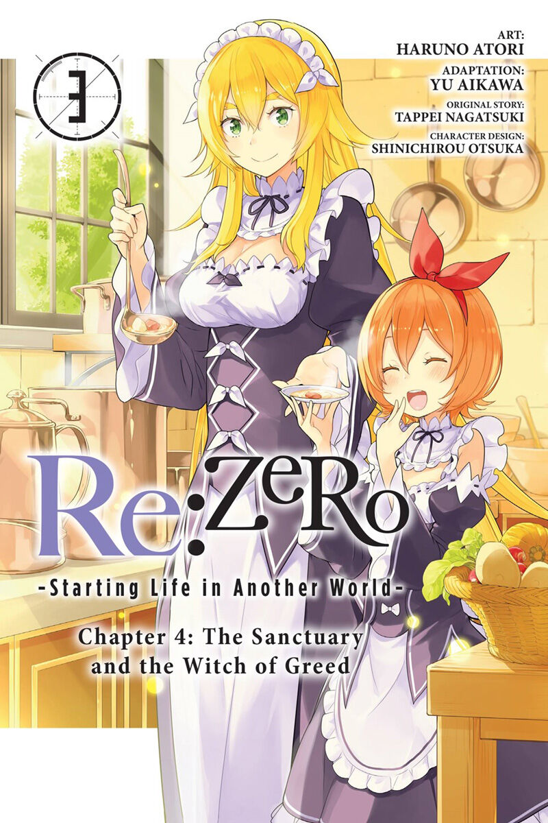Re:ZERO Starting Life in Another World Chapter 4: The Sanctuary and the Witch of Greed Manga Volume 3
