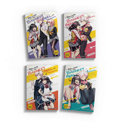 I Belong To The Baddest Girl At School Manga (4-7) Bundle