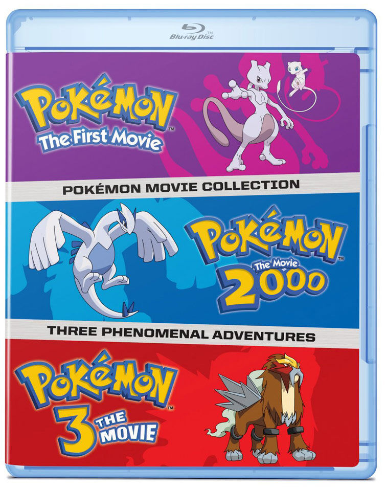 Pokemon Movies 1-3 Blu-ray
