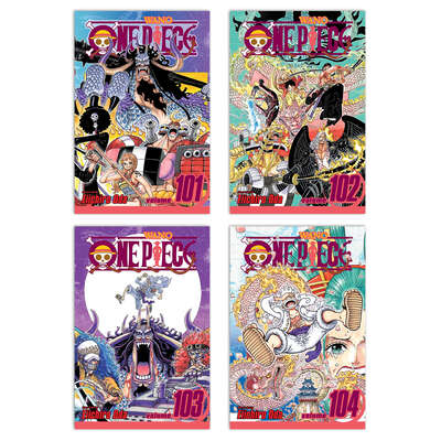 One Piece Manga (101-104) Bundle