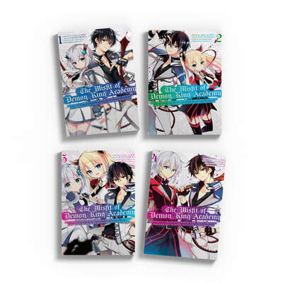 The Misfit of Demon King Academy Manga (1-4) Bundle