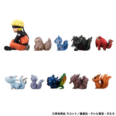Naruto Shippuden - Naruto and Tailed Beasts G.E.M. Series Figure Set Re-run