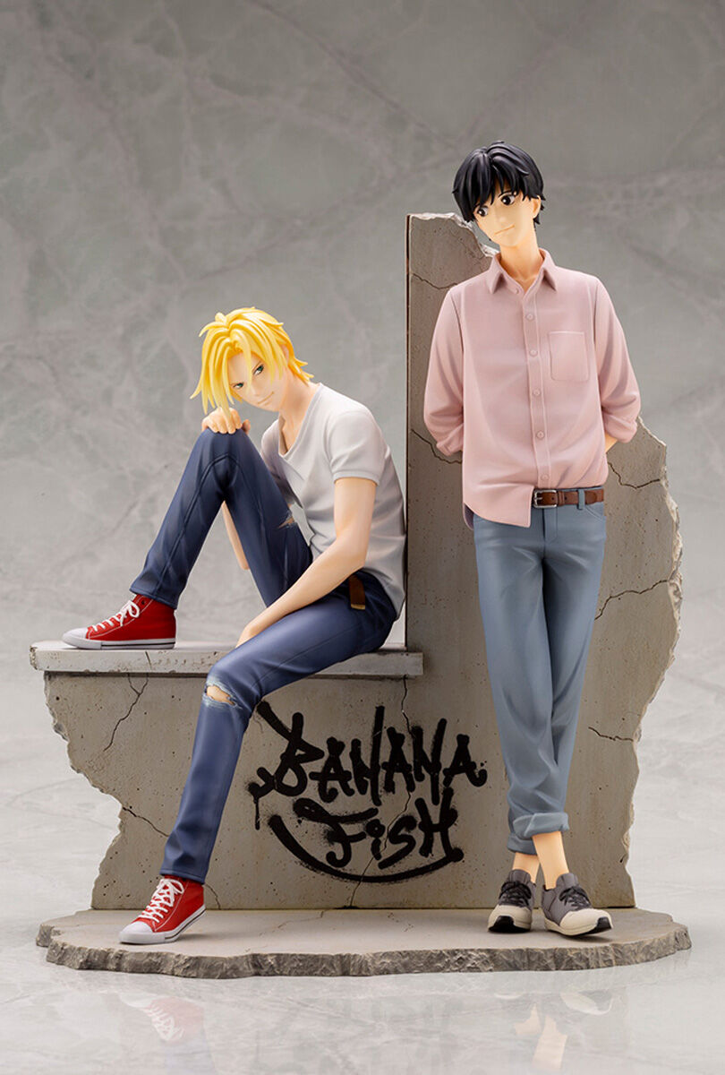 Banana Fish - Ash Lynx & Eiji Okumura 1/8 Scale ARTFX J Figure Set (Re-run)