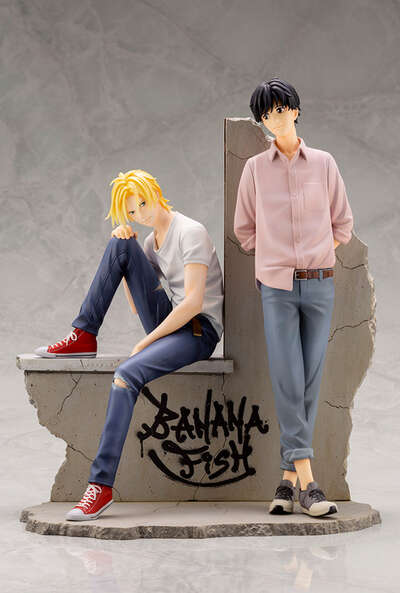 Banana Fish - Ash Lynx & Eiji Okumura 1/8 Scale ARTFX J Figure Set (Re-run)