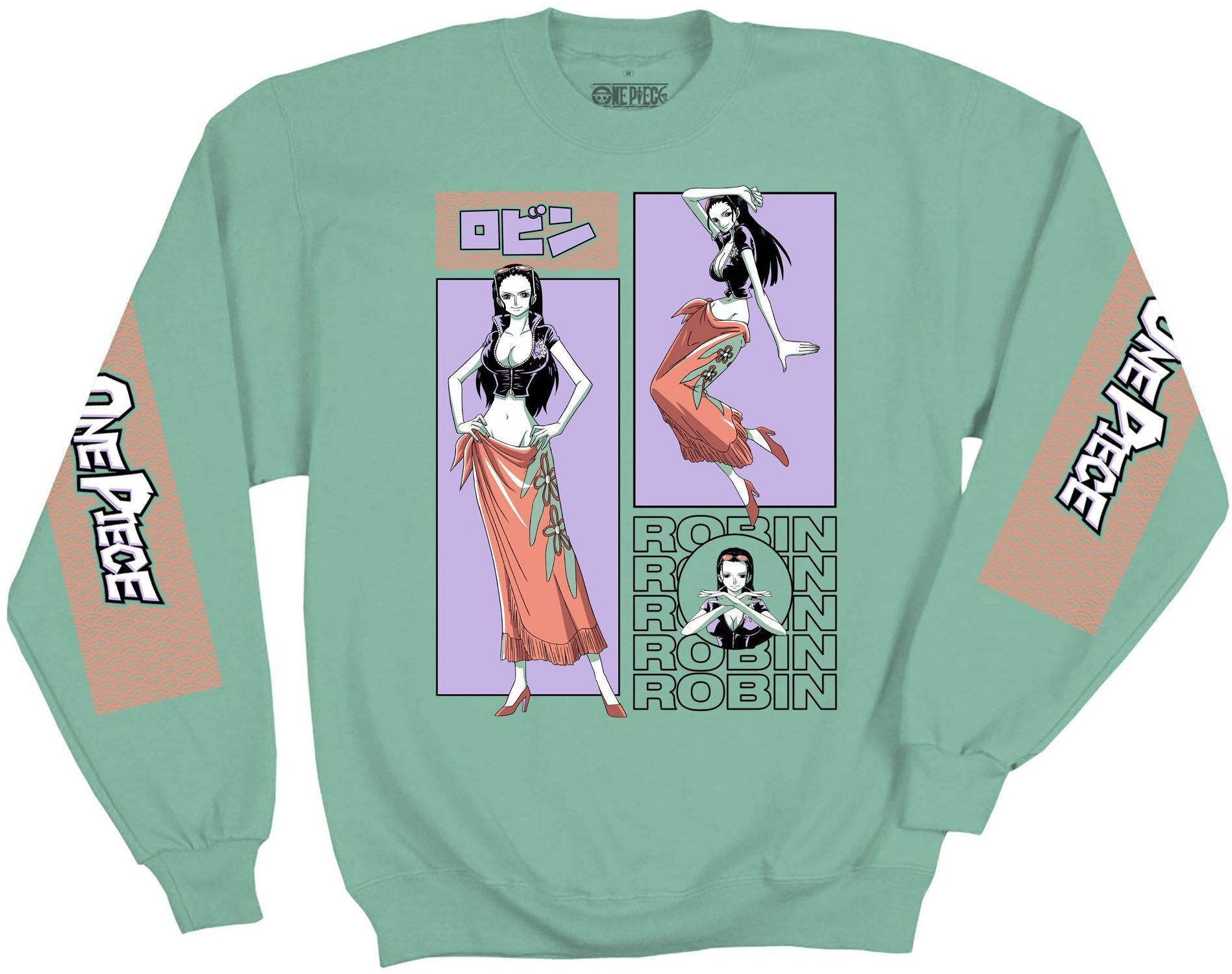 One Piece - Robin Panels Crew Sweatshirt - Crunchyroll Exclusive